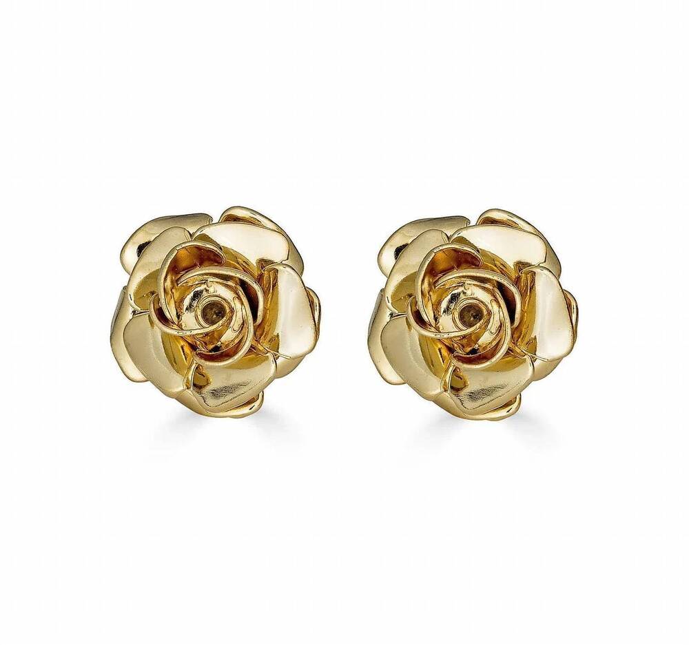 NEW EPONA VALLEY field of roses earrings in 14k gold